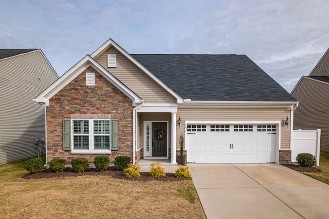 Front view of a house